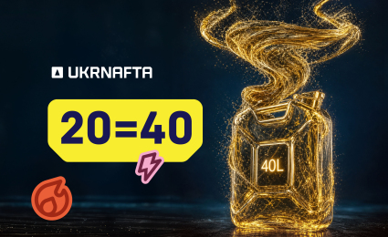 Up to 20 litres of fuel as a gift: how to get your bonus at UKRNAFTA
