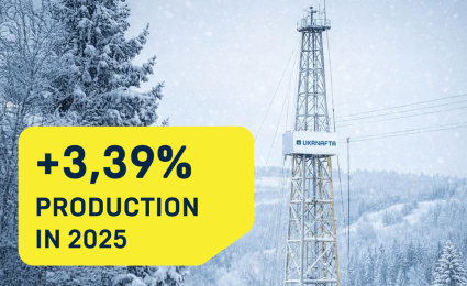 Ukrnafta drilled 25 new wells and enhanced  production by 3.39% in  2025.