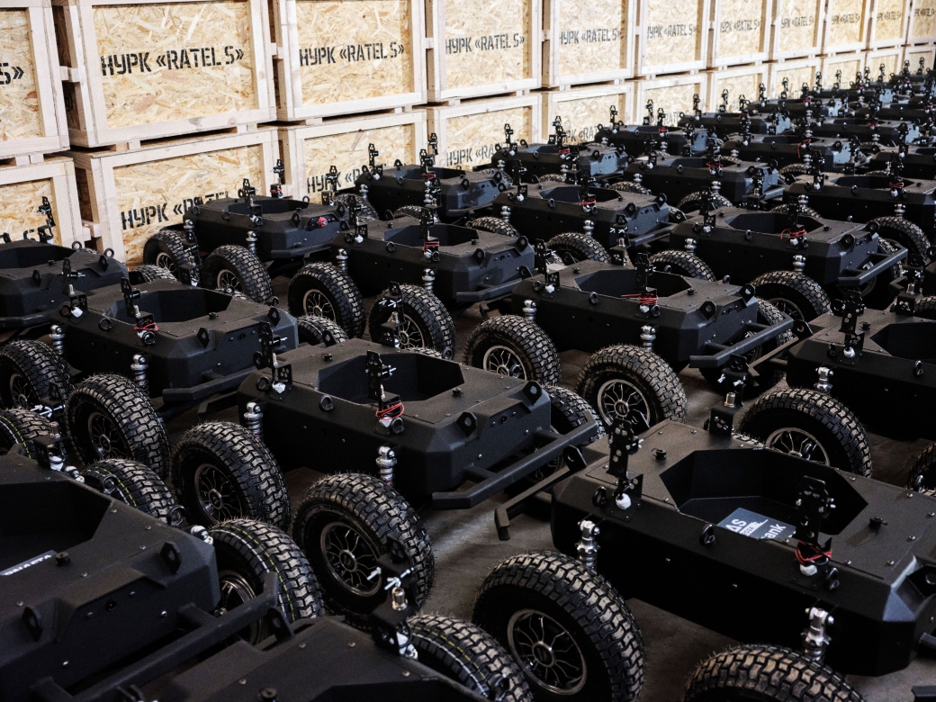 Ukrnafta helped purchase 66 ground robots for the Army through United 24