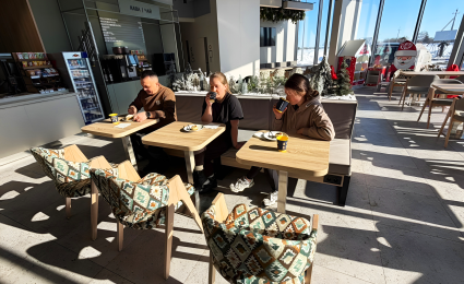 UKRNAFTA opens a gas station with a café in the Rivne region: classic Ukrainian cuisine and gifts for customers