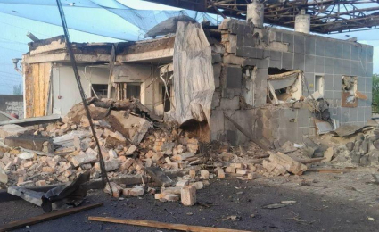 Russian forces attack UKRNAFTA gas station with drones overnight, injuring two company employees