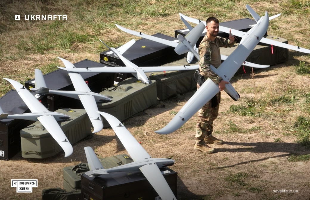Ukrnafta handed over reconnaissance UAV systems to the military for UAH 12.6 million