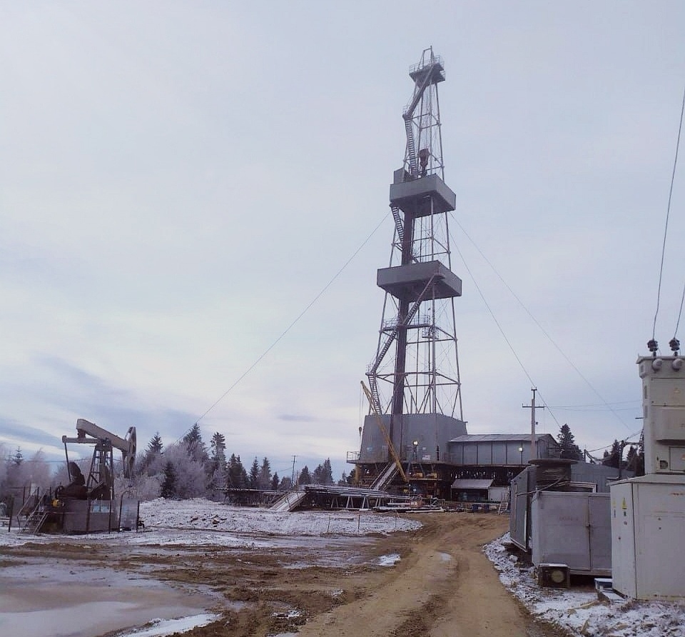 Drilling a new exploration well with a depth of over 2 km