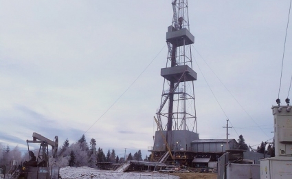 Drilling a new exploration well with a depth of over 2 km