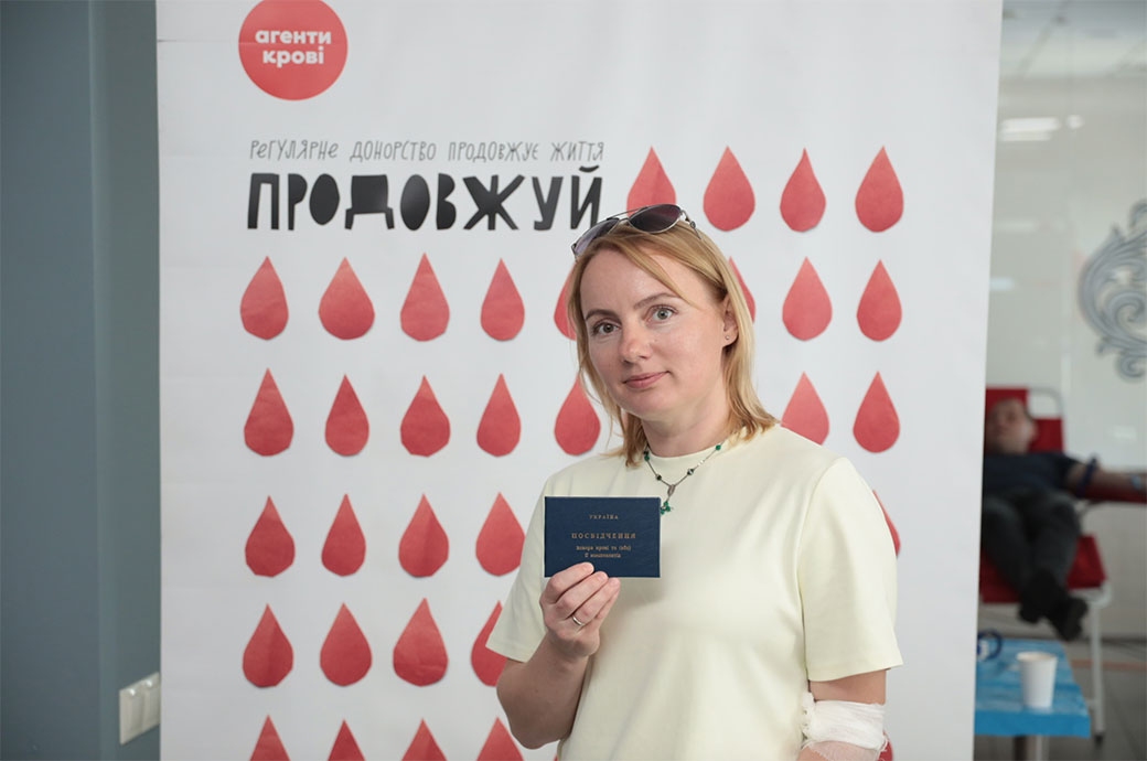 Donor's month: the Ukrnafta employees save lives by donating blood