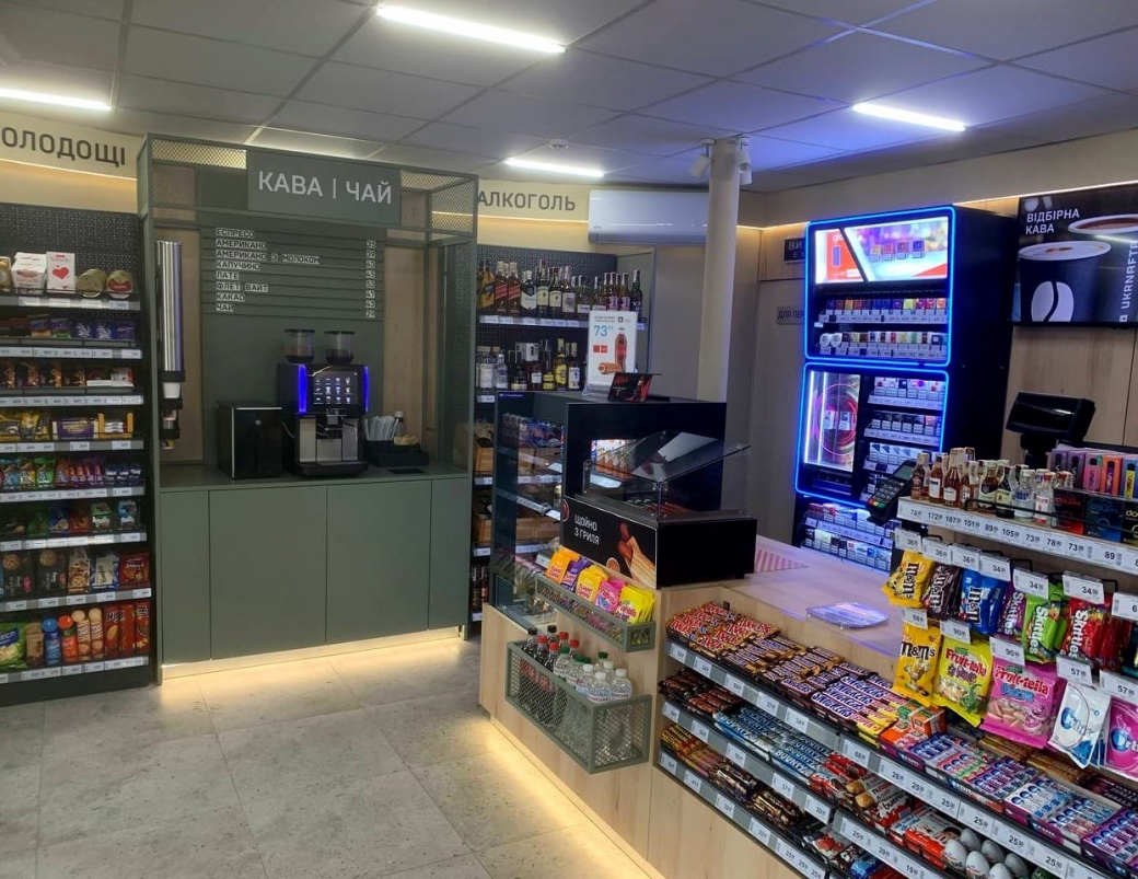 Filling station in Zdolbuniv operates in an updated format