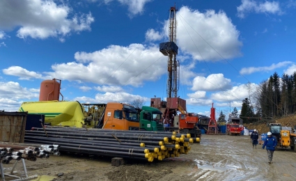 Drilling of a new well in western Ukraine has started