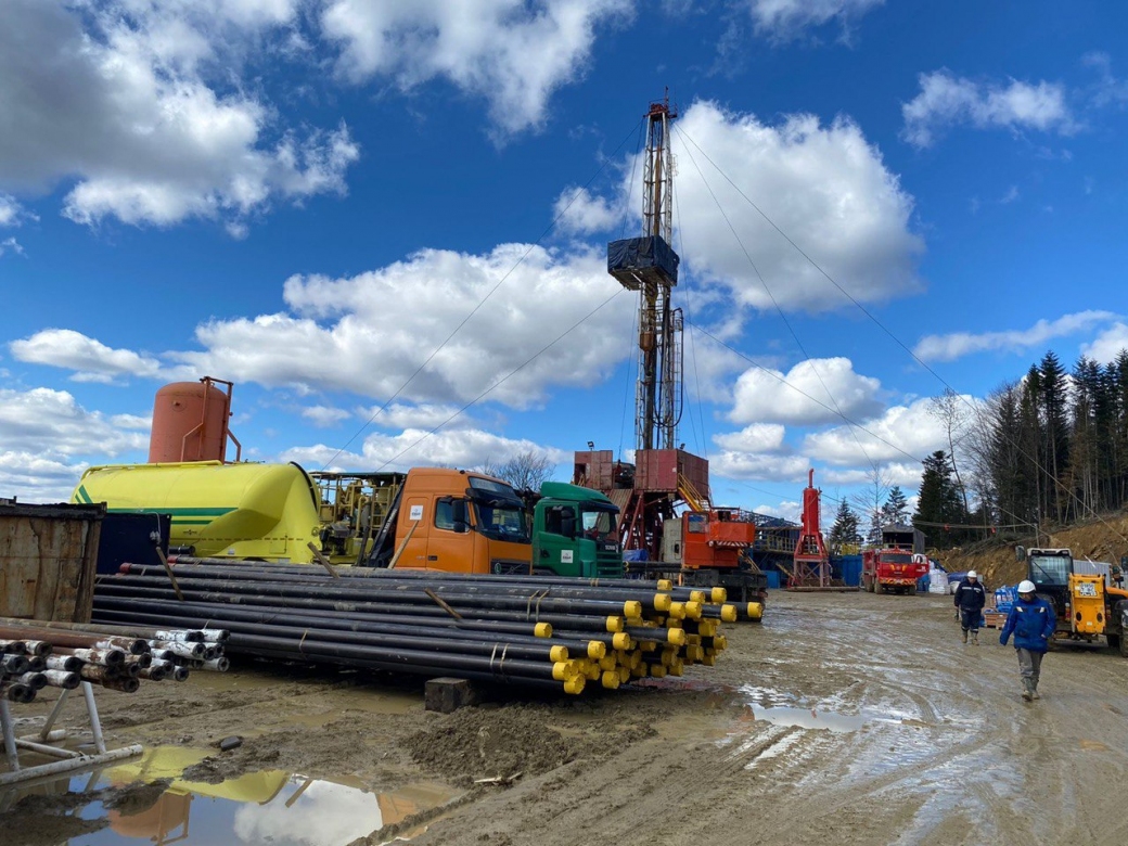 Drilling of a new well in western Ukraine has started