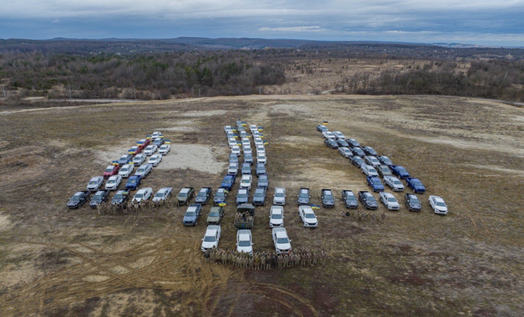 Ukrnafta PJSC Funds the Purchase of 79 Pickup Trucks for Mobile Firing Units