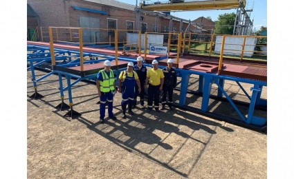 Ukrnafta Employees Created Well-repair Platforms